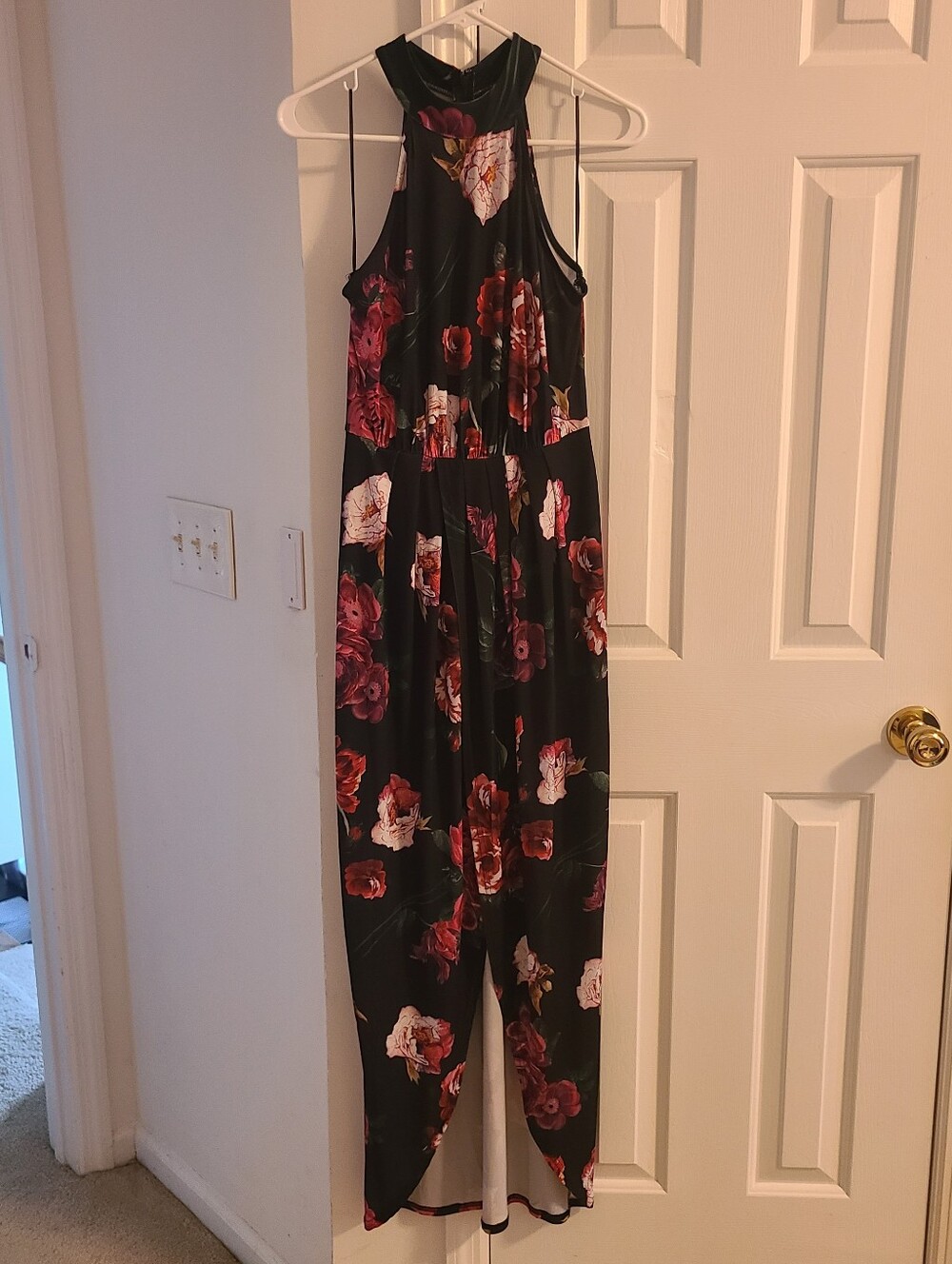 Floral High To Low Dress